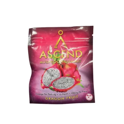 Ascend – Dragon Fruit Mushroom Gummies 